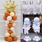 Metal Balloon Column Stand Set of 2, Reusable Telescopic Design, Height Adjustable from 1.57 to 7 Ft, Balloon Stander for Party Decorations